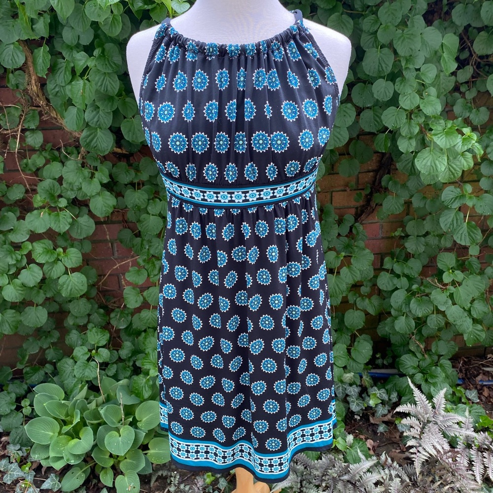 blue floral dress ‼️